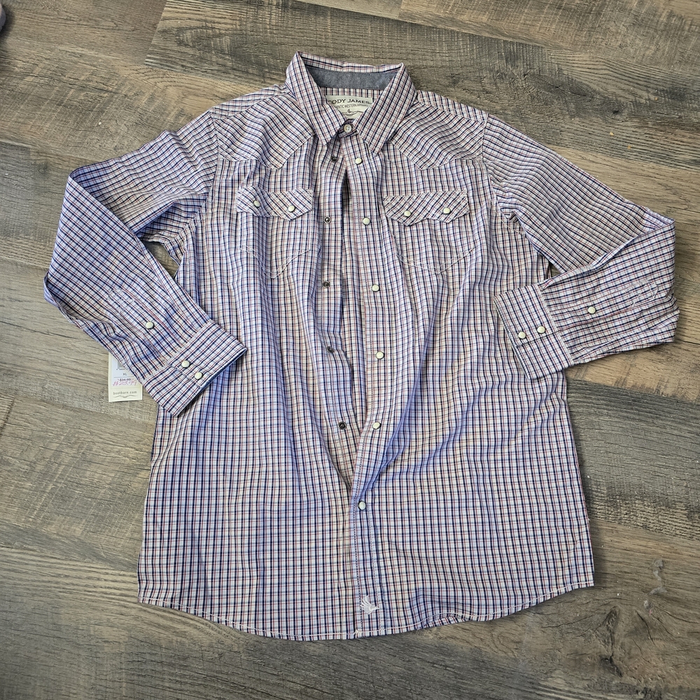Western Boys  Checkered  Shirt XL